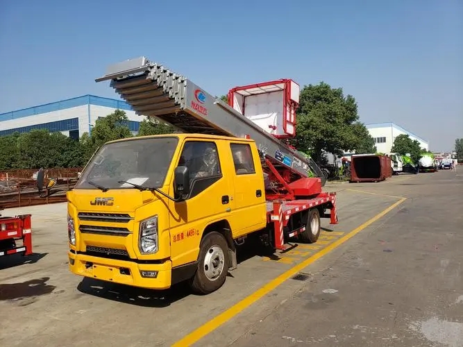 扬中附近云梯车出租 砂石搬运